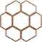 Ekena Millwork Florin Wood Fretwork Pierced Ceiling Medallion, Walnut, 32"OD x 11 1/4"ID x 3/8"T CMWP32X32X0375FOWA - alternate 1